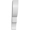 Ekena Millwork 3-in. W x 18-in. D x 18-in. H Ridgewood Architectural Grade PVC Knee Brace BRCP03X18X18RID - alternate 5